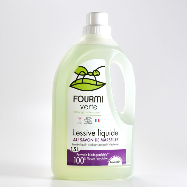 Pesugeel valgele ja kirjule pesule ÖKO 1,5l La Fourmi Verte